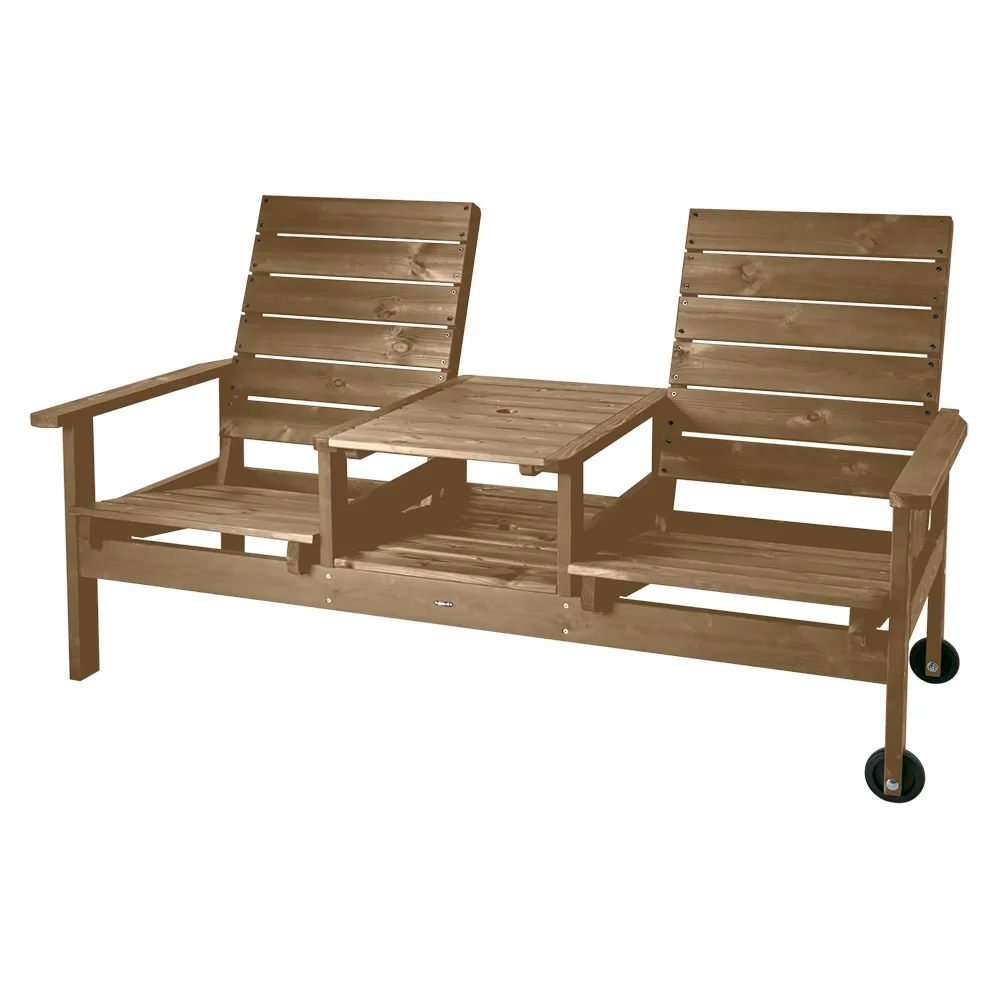 DU o JA 2-Sitzer-Sofa aus Kiefernholz