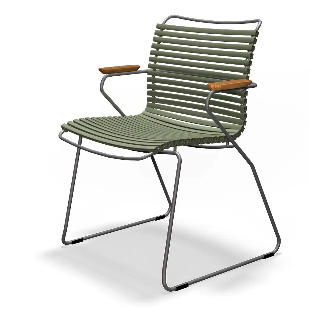 Click Sessel olivgrün Aluminium