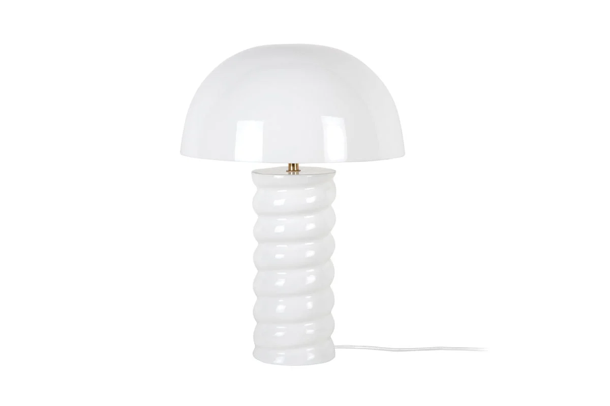 Tischlampe Milano - Designleuchte aus Eisen mit Spiralsockel