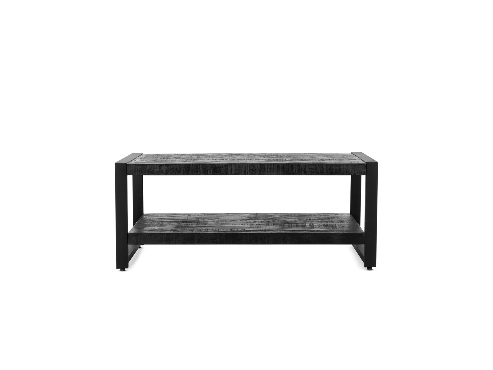 Couchtisch Britt Black Mangoholz Stahl Schwarz 110 x 60 cm