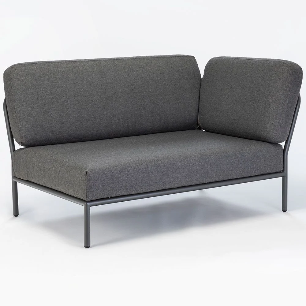 Level Endkappe rechts Grau Aluminium