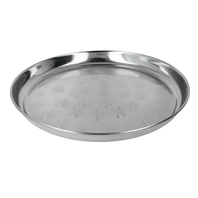Tablett rund INOX