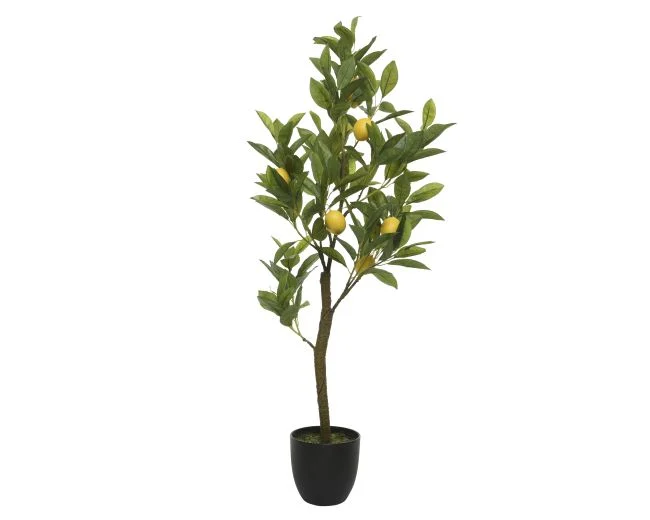Kunstbaum im Topf ZITRONE