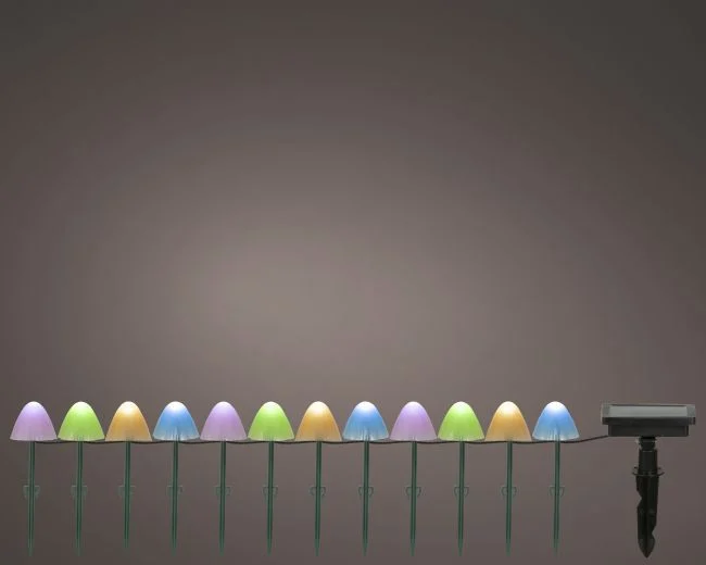 Solar Pilze Stabbeleuchtung NEON