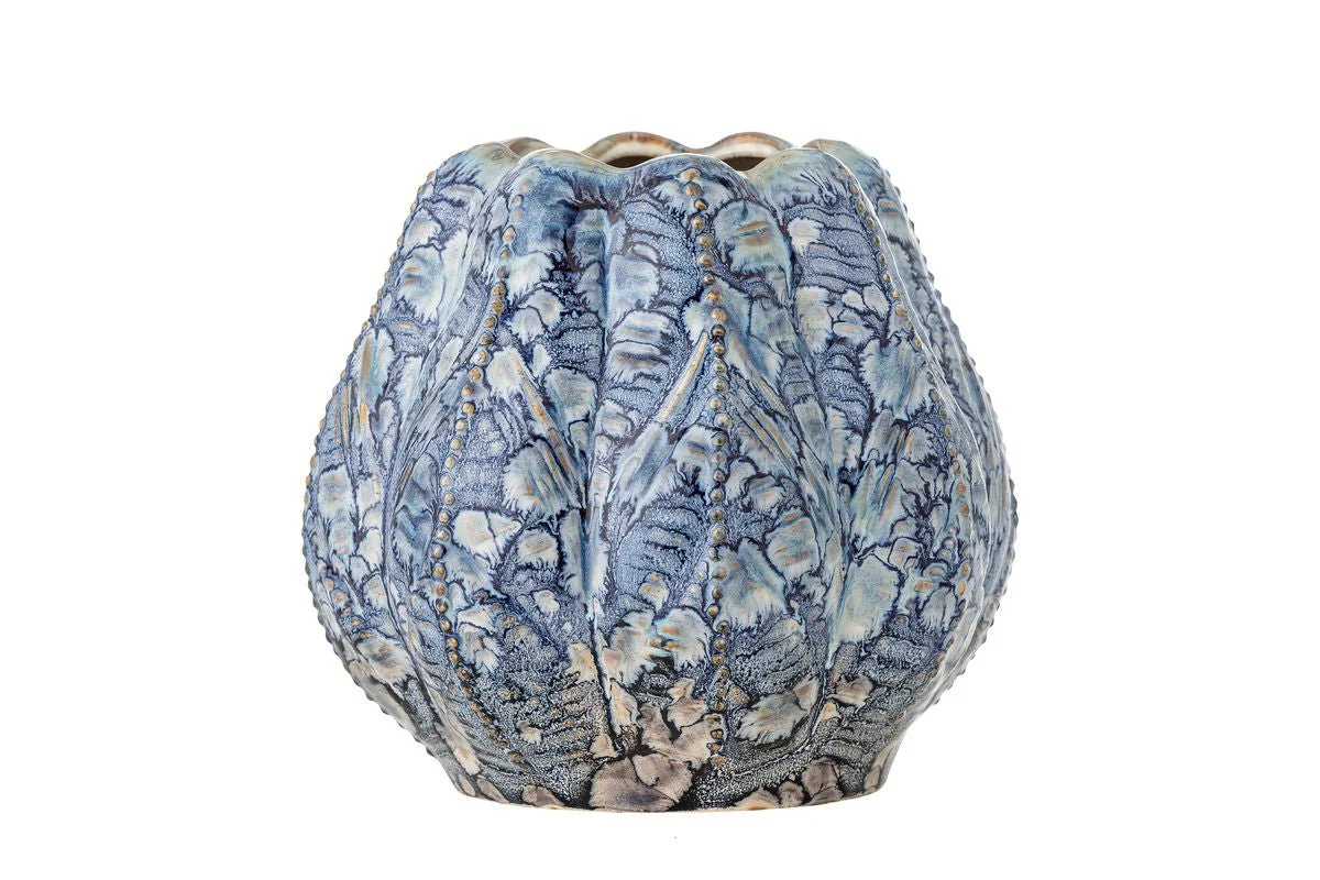 Vase „Marlen“ – Steingut mit reaktiver Glasur