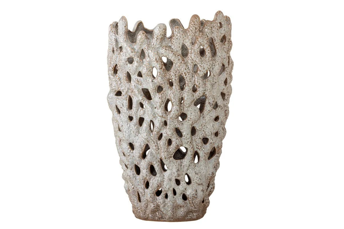 Vase „Flecht“ – aus Steingut
