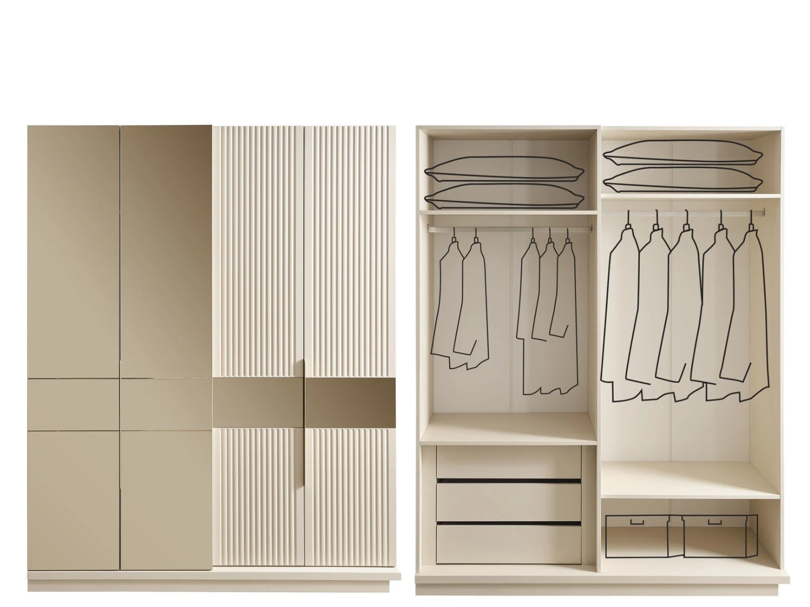 Tesla Kleiderschrank