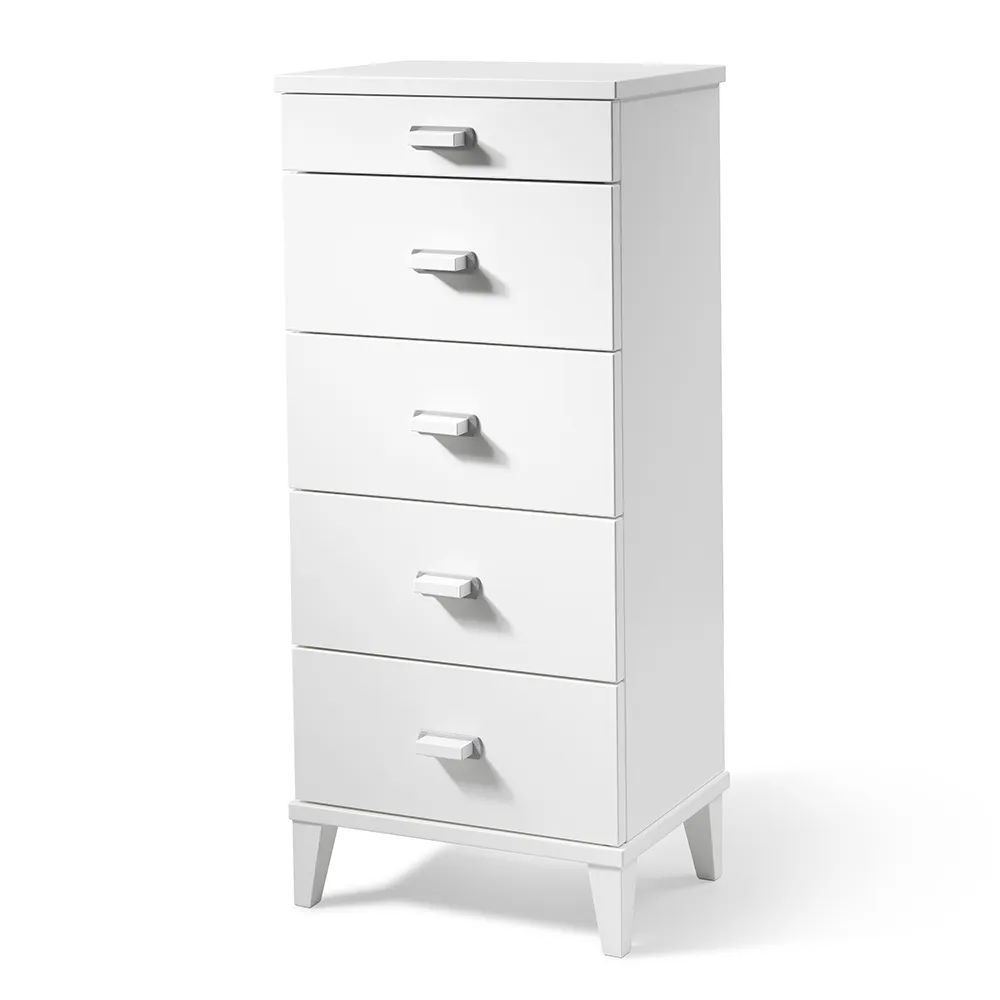 Malva Kommode H94 B40 Weiß lackiert