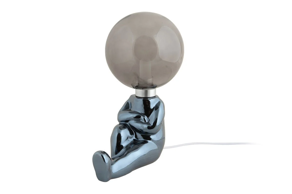 Tischlampe Antman (sitzend) - Designlampe Hochglanz beschichtet mit LED