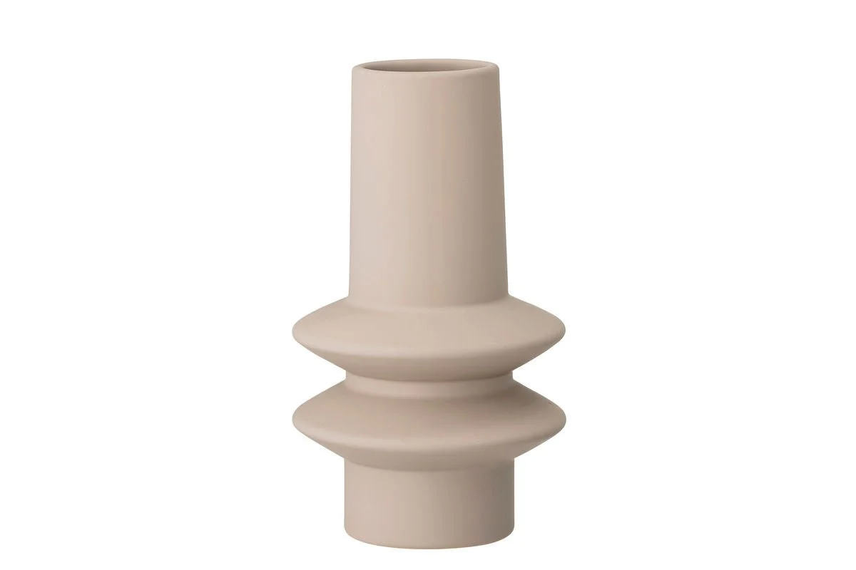 Vase "Ismar" - aus hellem Steingut