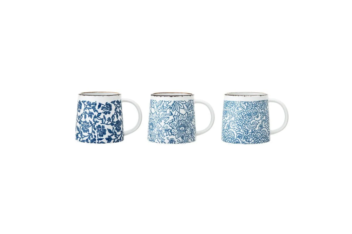 Becher Wobble - aus Steingut gefertigt / 3er Set