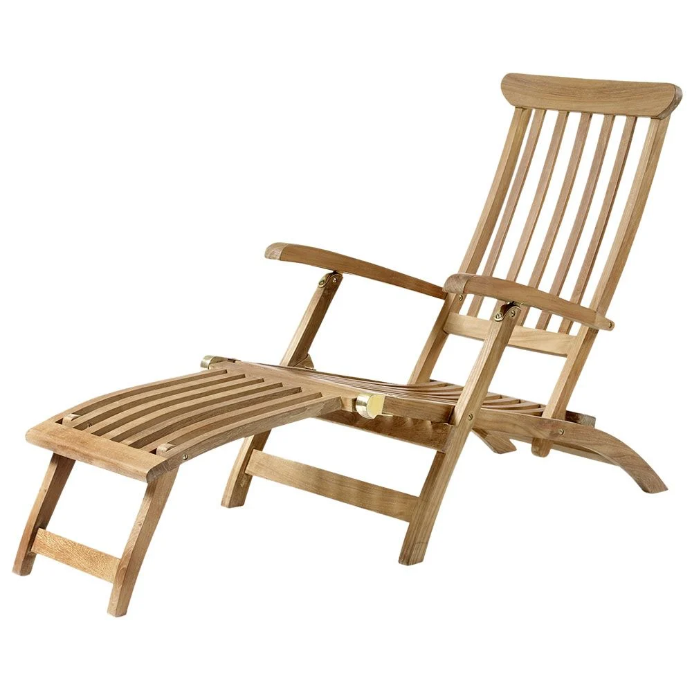 Jackson Liegestuhl Teakholz natur
