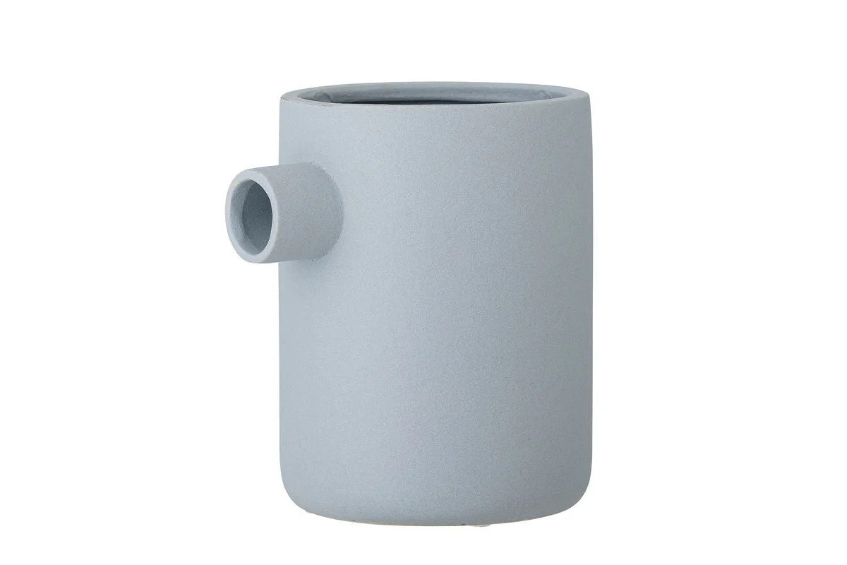 Vase „Azura“ – Steingut in Blau