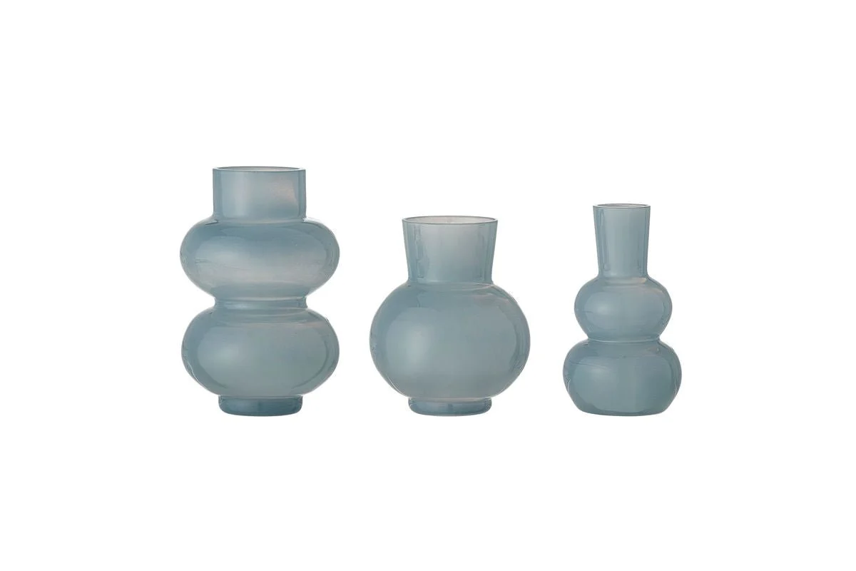 Vasenset (3-teilig) „Müsty“ – aus Glas