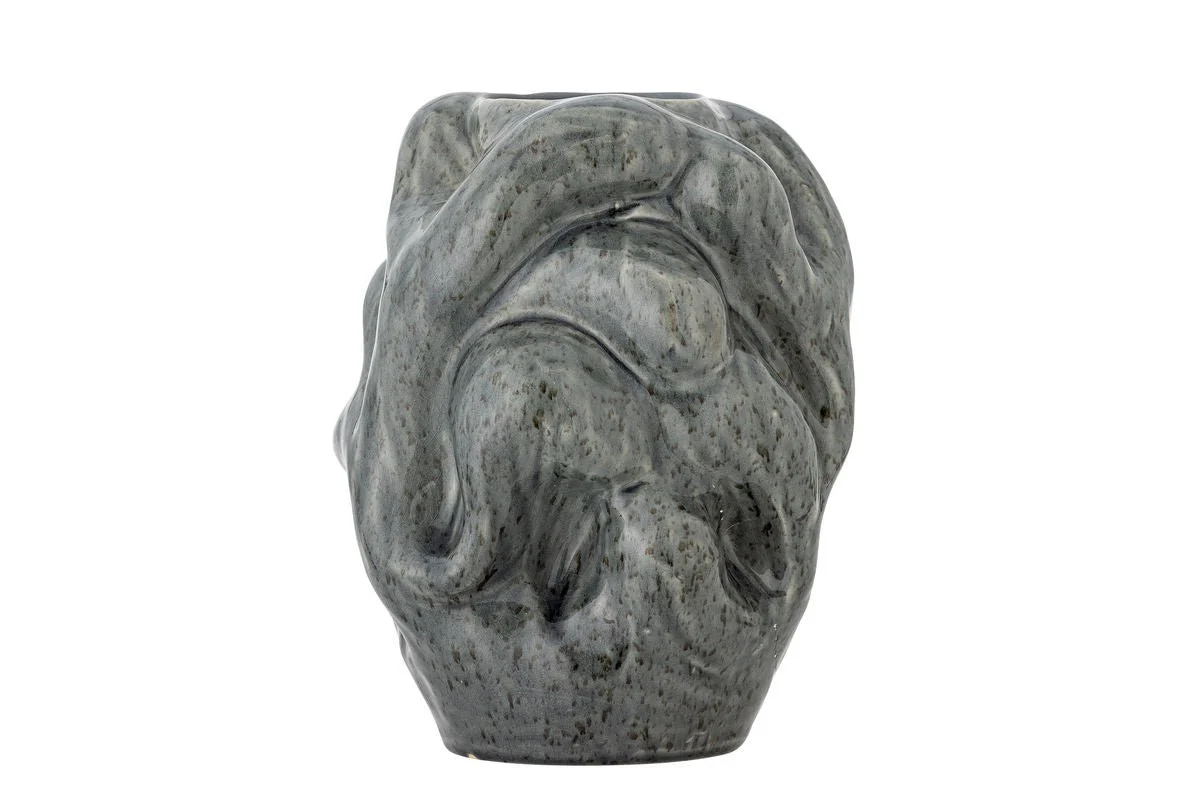 Vase „Grey Value“ – aus Steingut