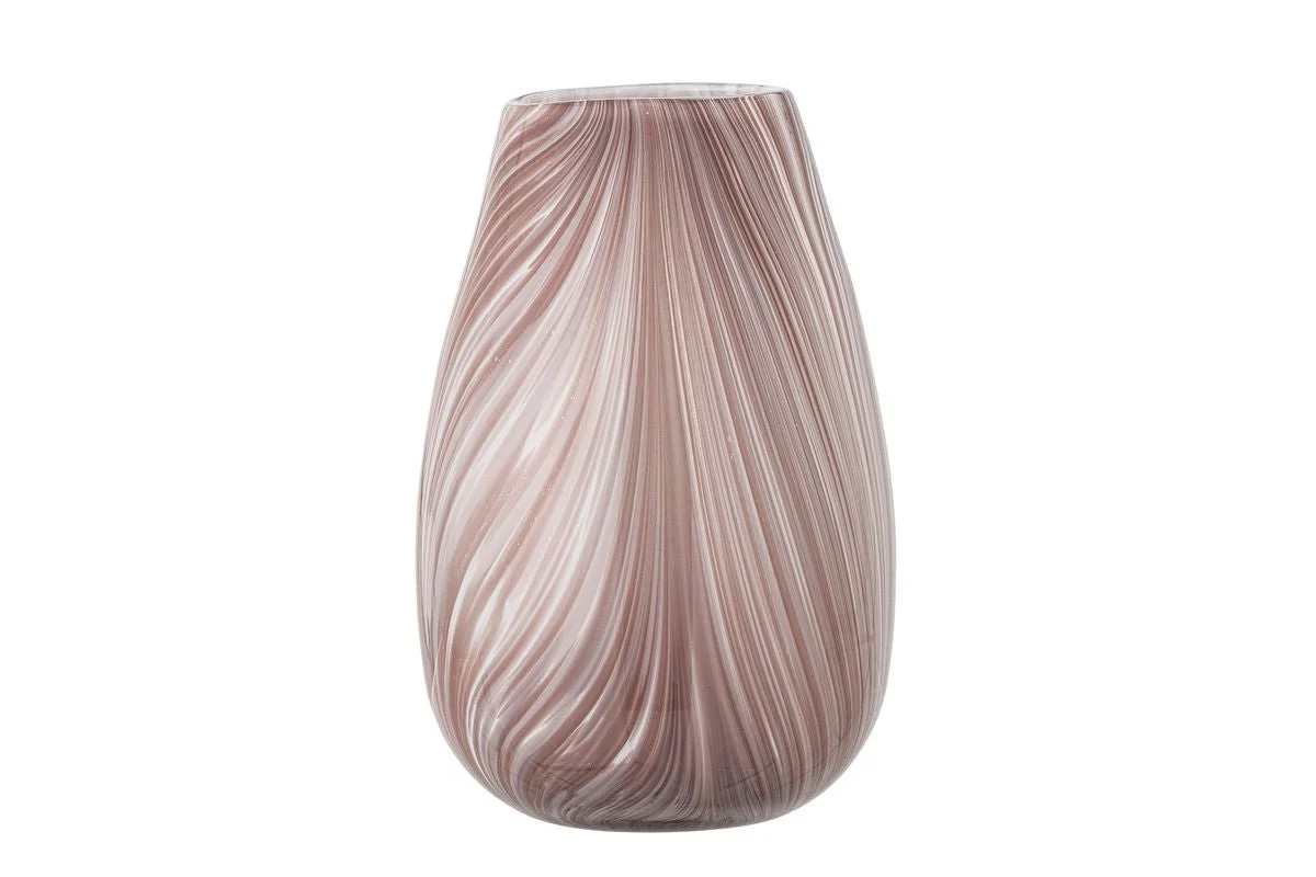 Vase „Ennia“ – Roséfarbenes Glas