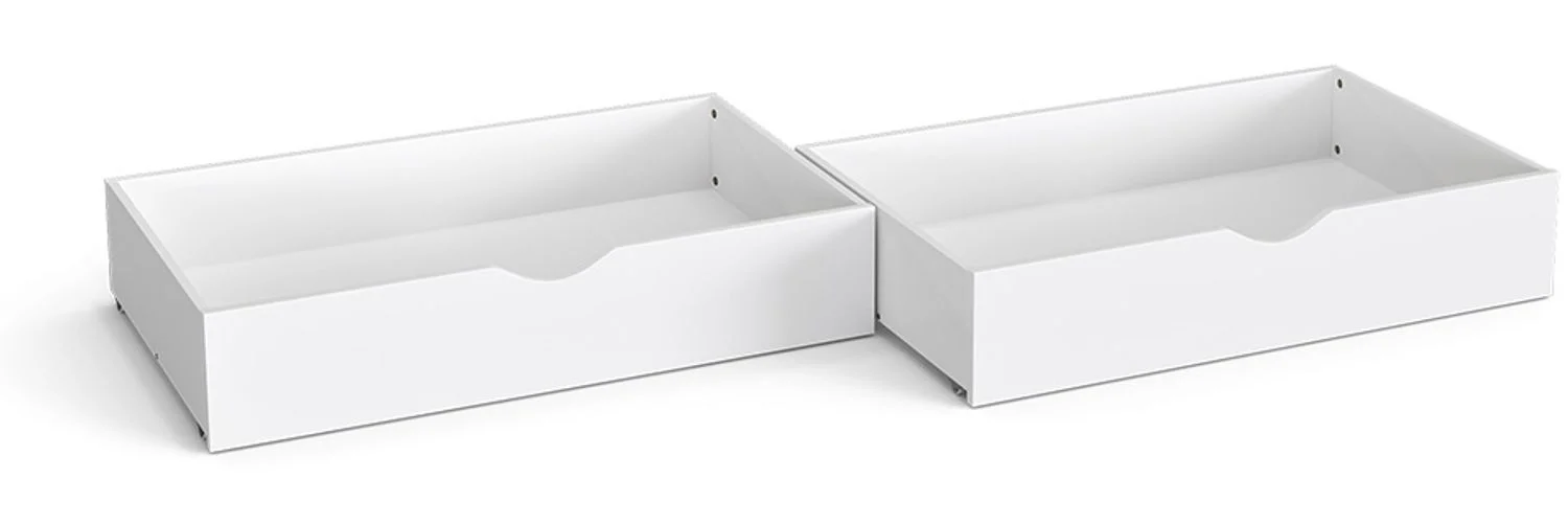 Rollschublade Everest Weiß 97.7 x 55.6 cm 2er Set Vitalispa