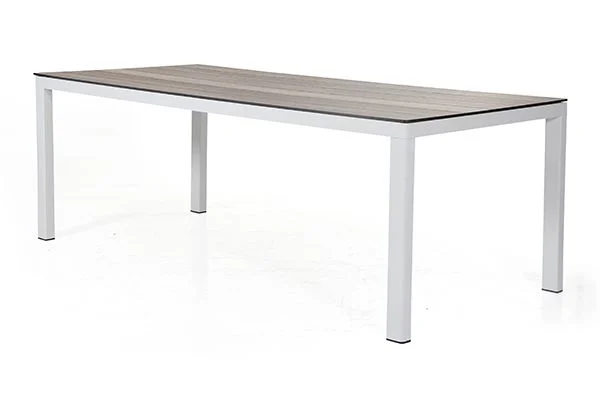 Rodez Tischständer 95x209 cm weiß glänzend