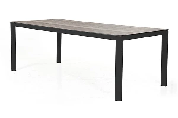 Rodez Tischständer 95x209 cm schwarz matt