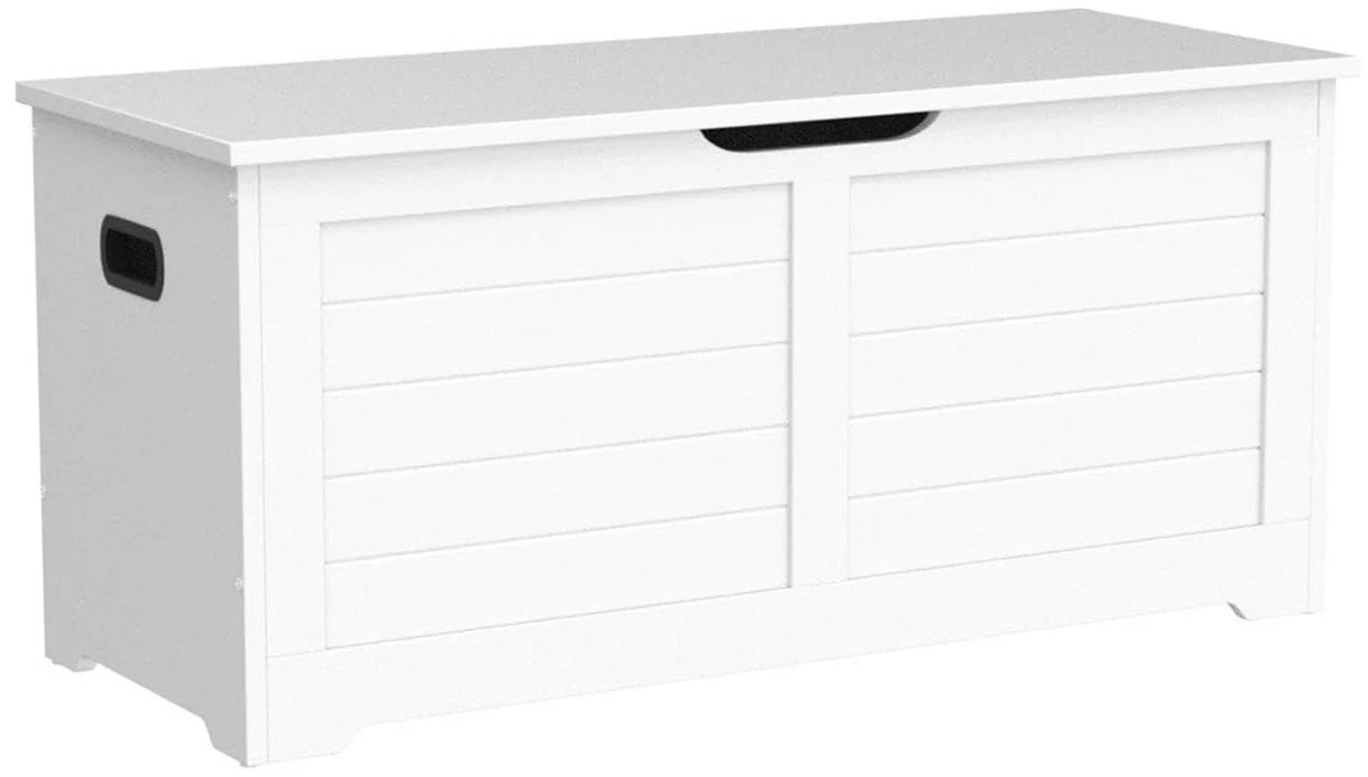 Vasagle Sitzbank bzw. Sitztruhe, weiß, 100 x 40 x 46 cm