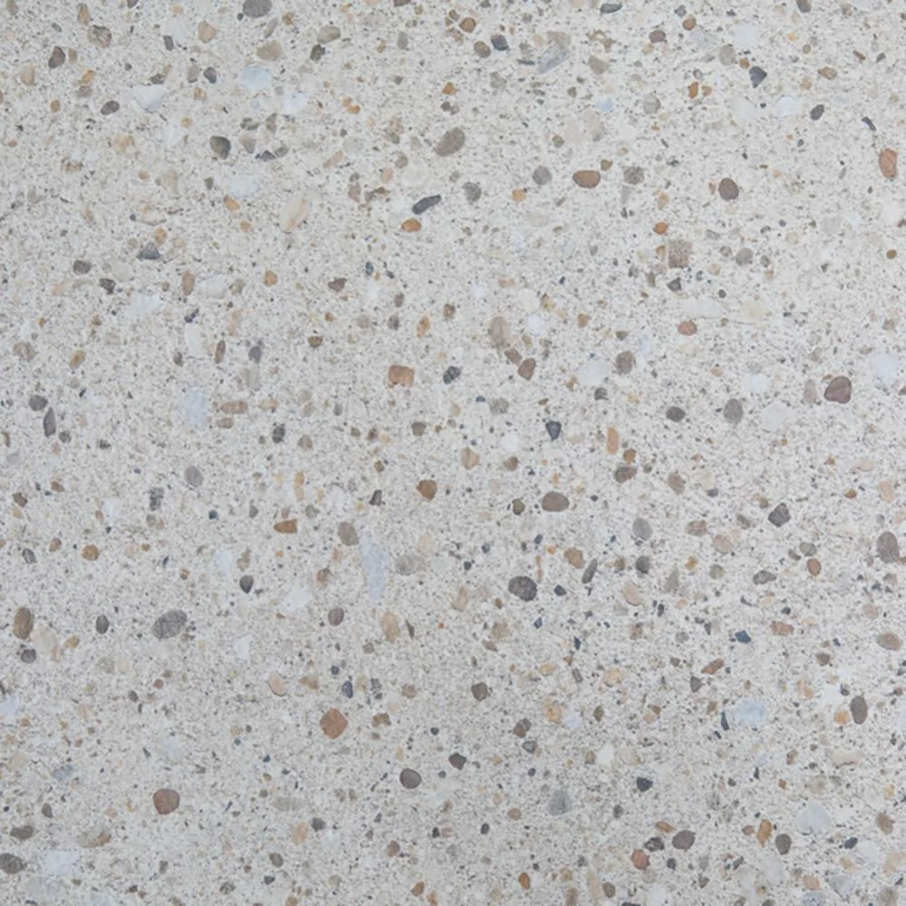 Bistrotischplatte 70x70 cm Beige Terrazzo