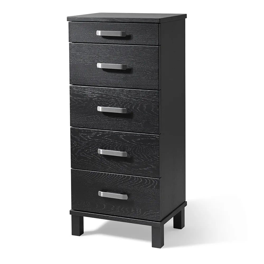 Nadja Kommode H93 W40 Eiche schwarz gebeizt