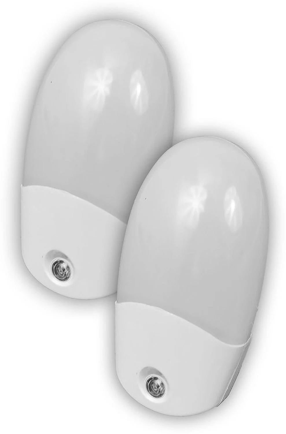 niermann LED Nachtlicht Stecker-Nachtlicht 3in1 mit Dämmerungsensor, Set aus 2 Stück, LED fest integriert, Kinderzimmer, Kinderlampe