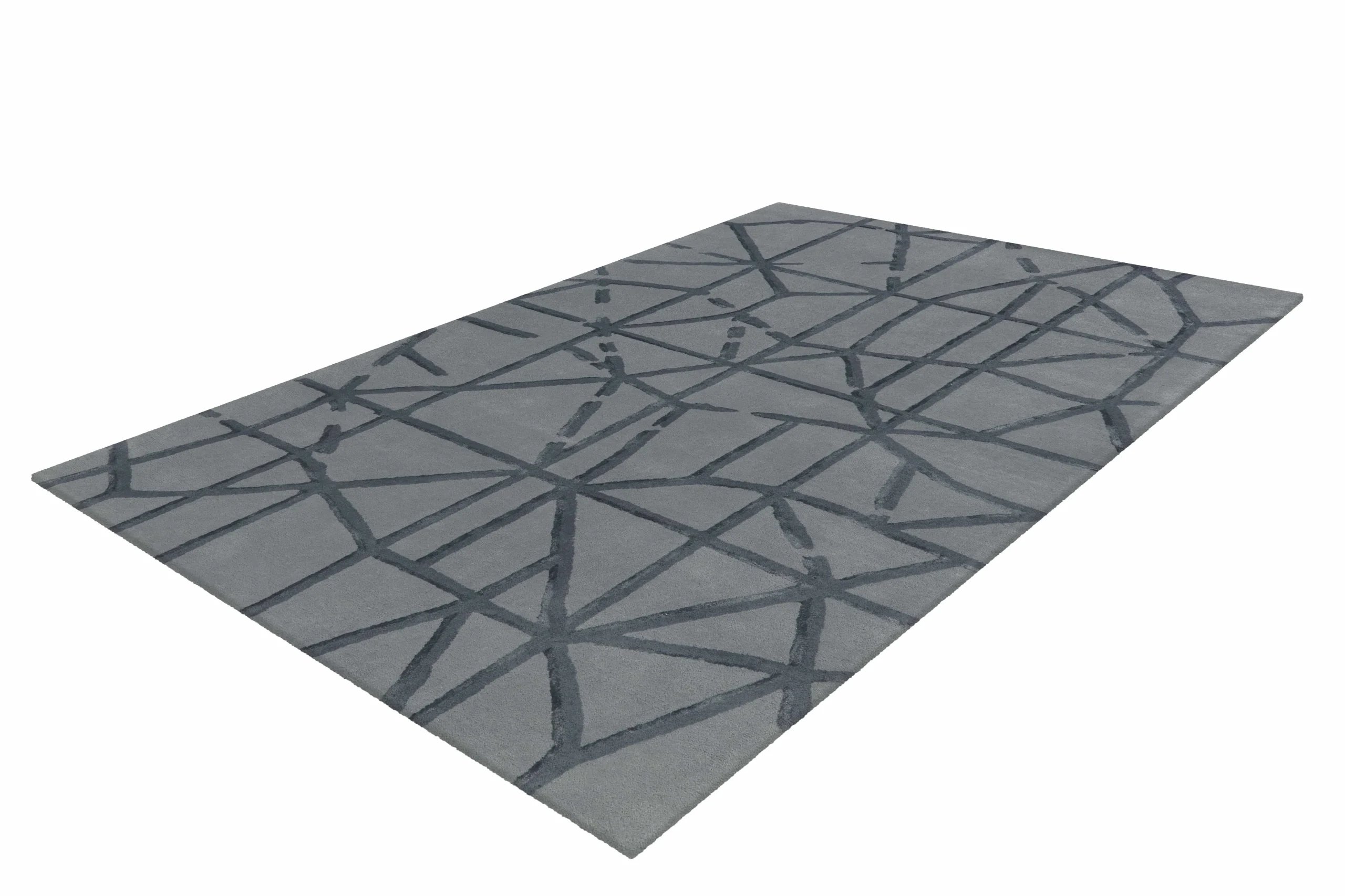 Satin 8063 Grau 170cm x 240cm