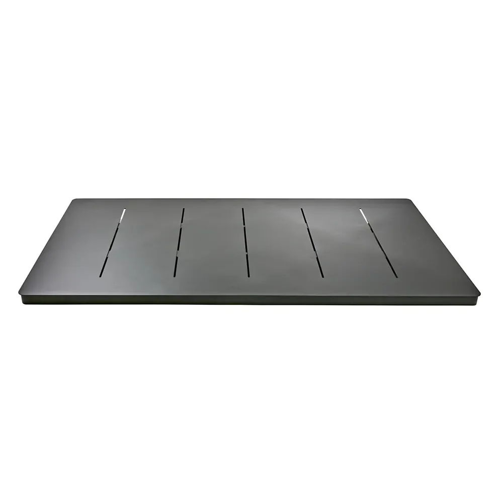 Avila Tischplatte 70x125 cm Schwarz