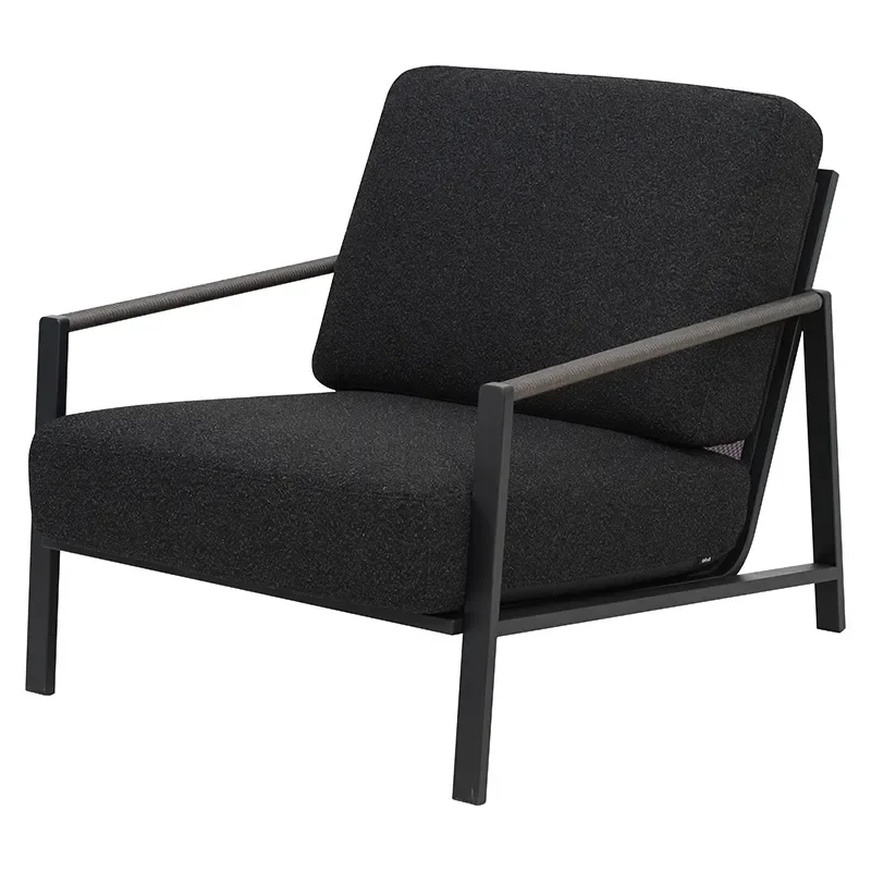 Lyra sessel Schwarz / Teddy black