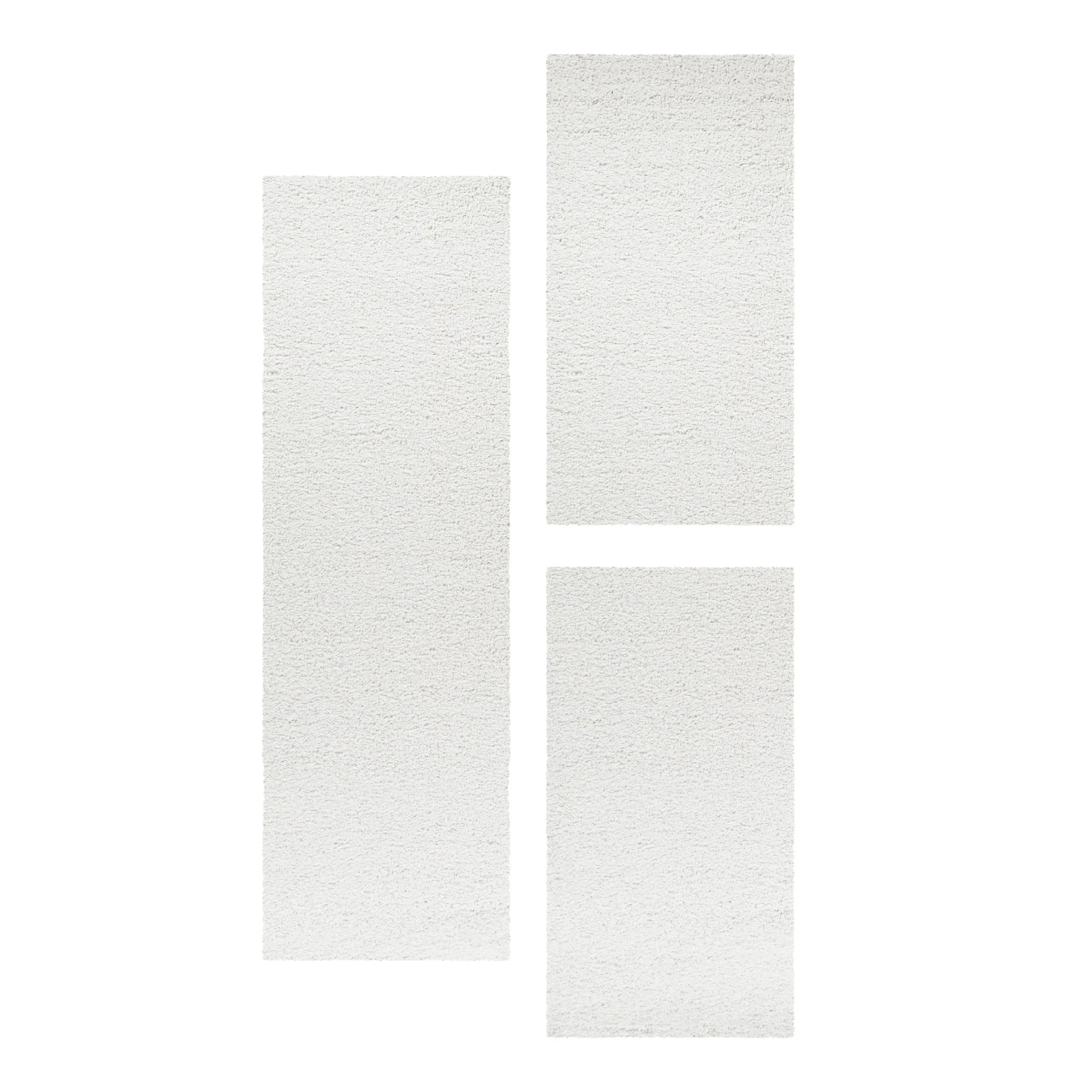 Villa Möbel Lifiva Bettumrandungs-Teppich Set Creme
