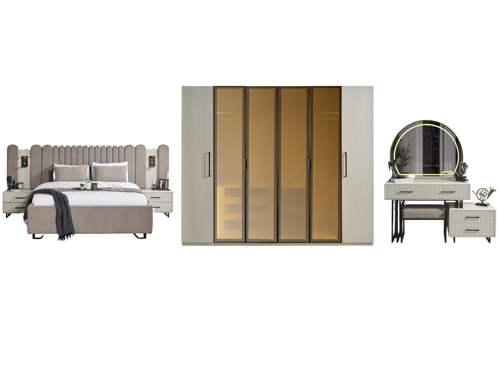 Black Line Schlafzimmer Set