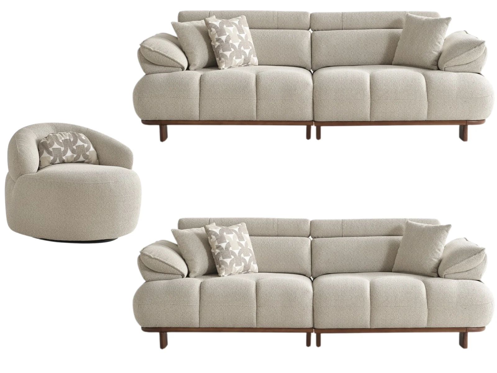 Crown Sofa Set