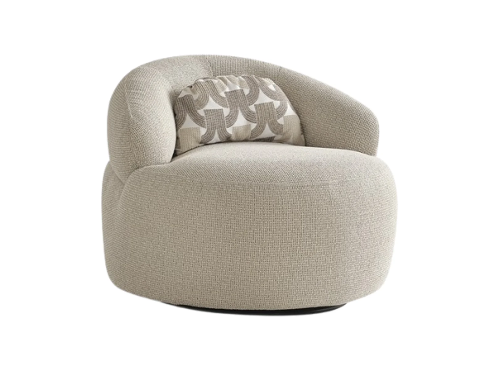 Sessel Crown Strukturstoff Beige