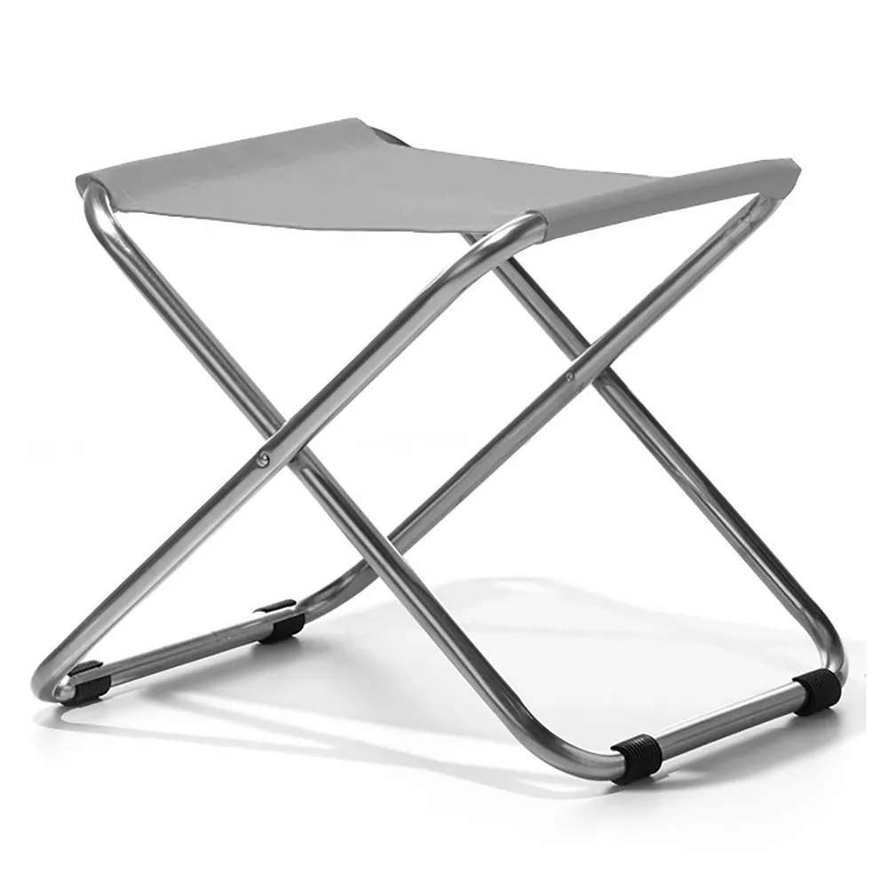 Chico Fußhocker weißgrau Aluminium/Textilene