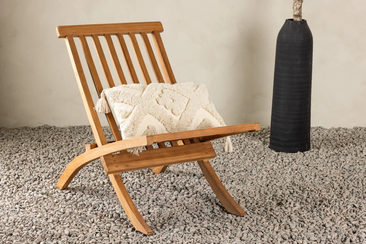 Garten-Loungesessel Hope- aus witterungsbeständigem Teakholz