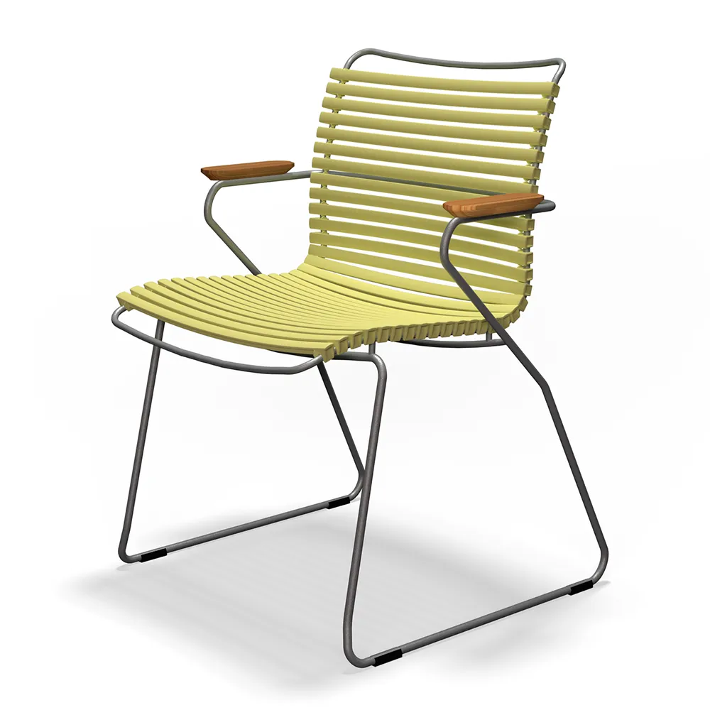 CLICK Sessel Lemon zest/Grey/Bamboo