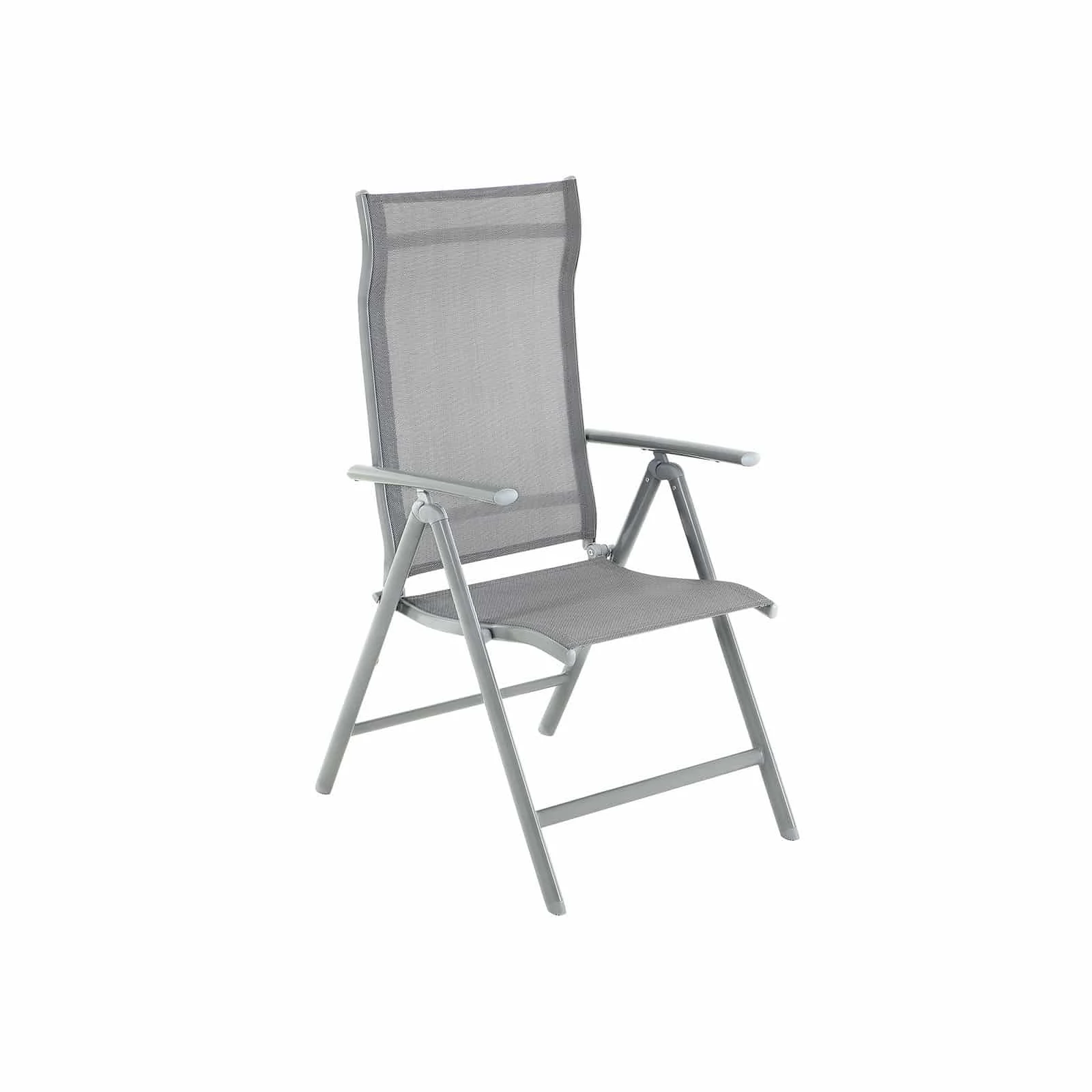 Komfortabler Gartenstuhl Grau