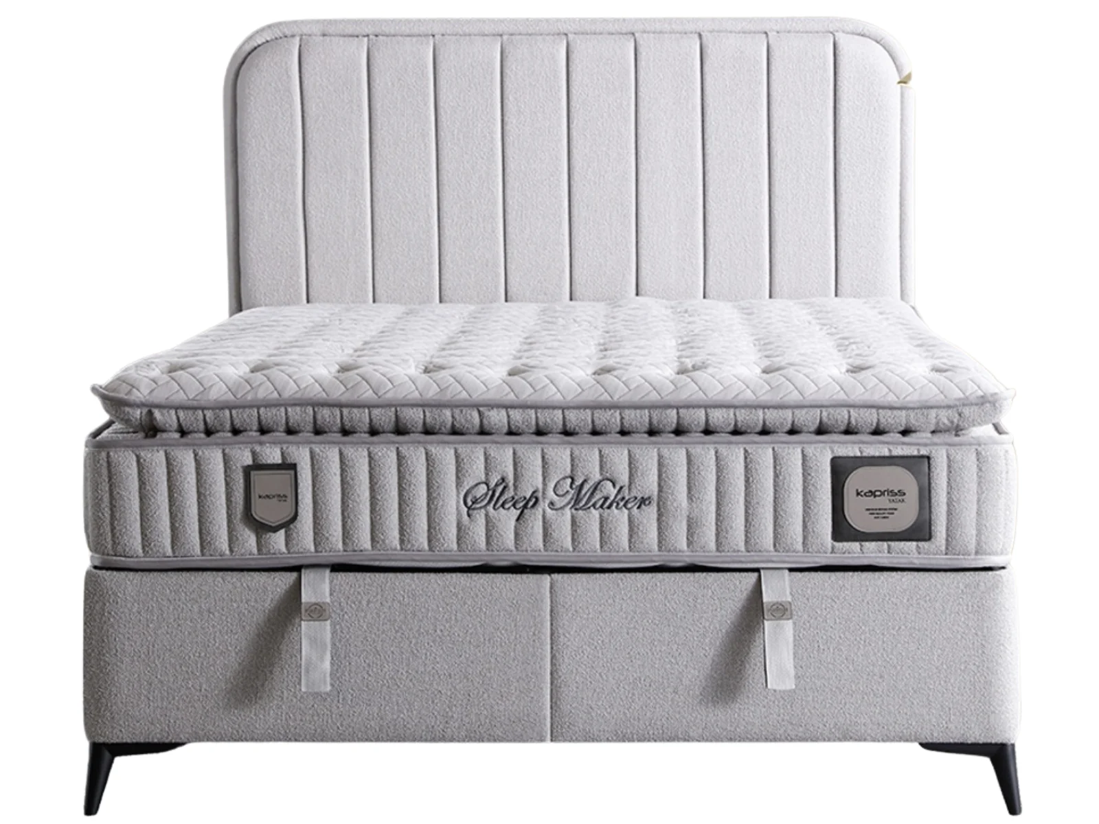 Sleepmaker Grau Bett Set mit Stauraum