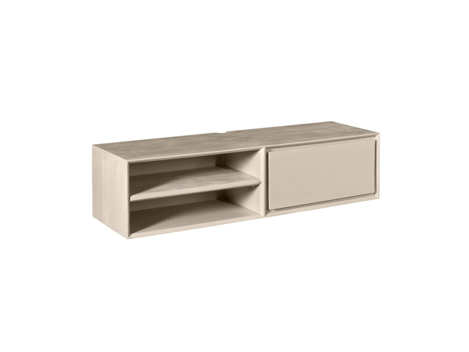 TV-Board Amoria Mangoholz Massiv Sand / Schwebend