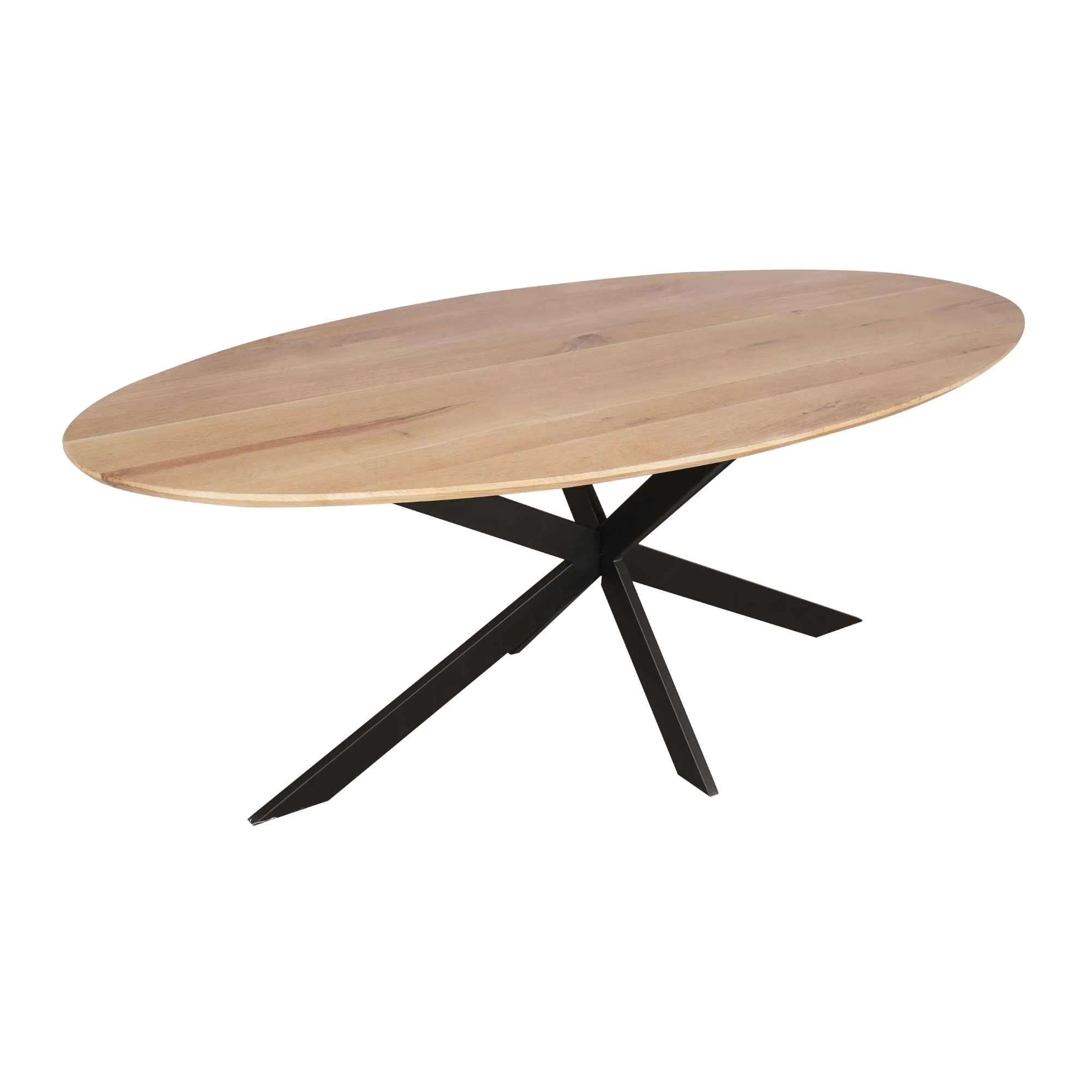 Ferro Esstisch Oval Eiche Massiv / Natur