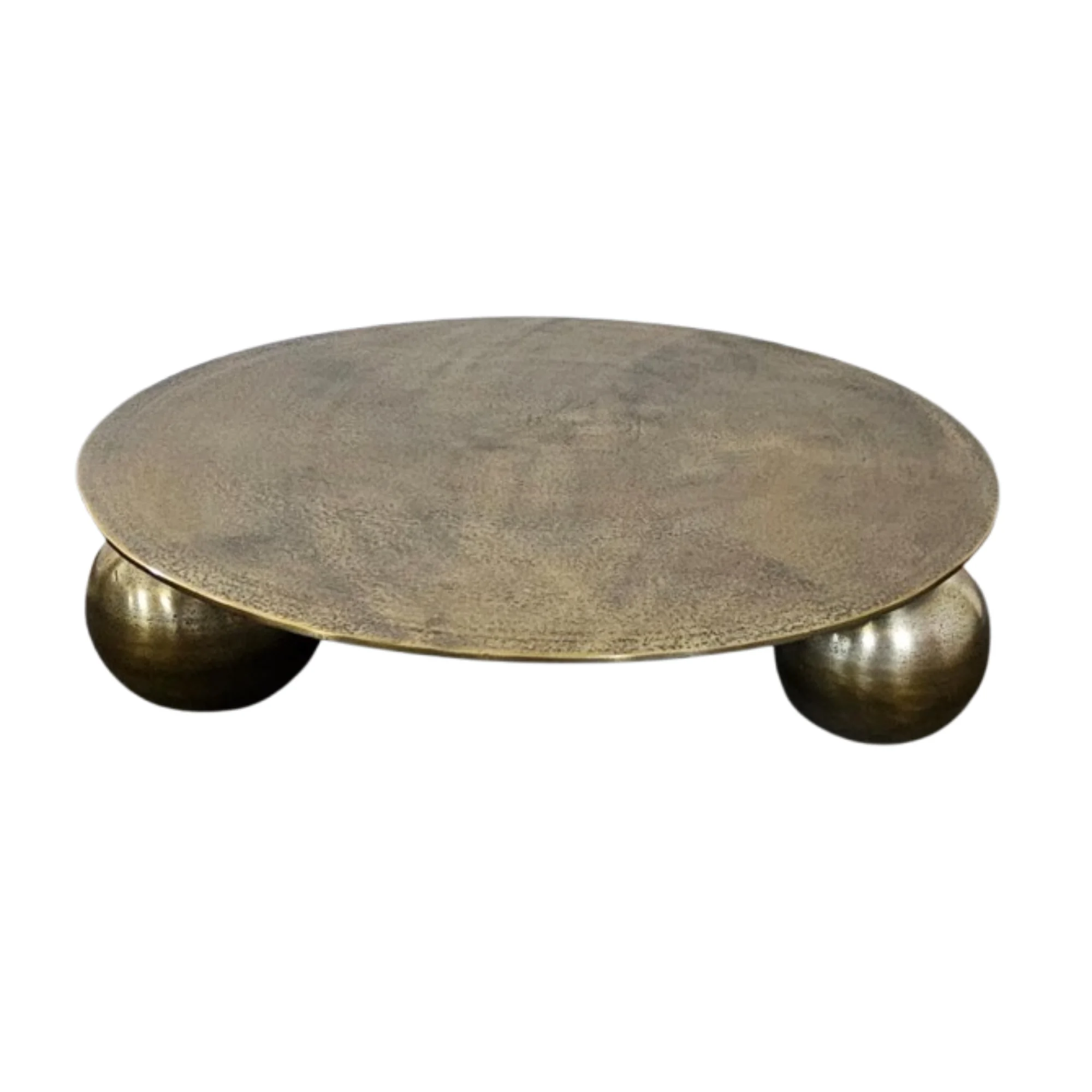 Zivanna Couchtisch Aluminium Gold