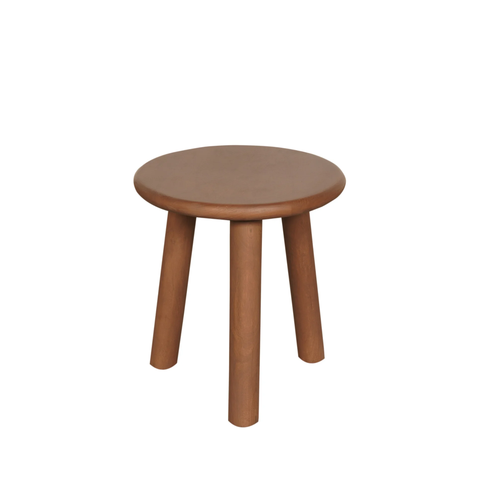 Couchtisch Soria Mangoholz Walnuss 37 x 37 x 41 cm