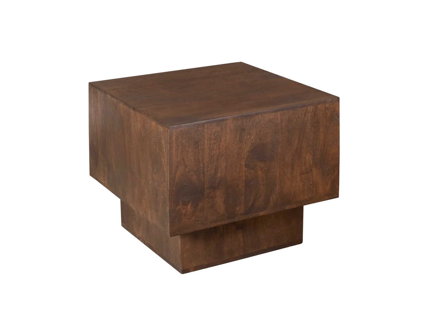 Couchtisch Petunia Mangoholz Massiv Braun / Würfel