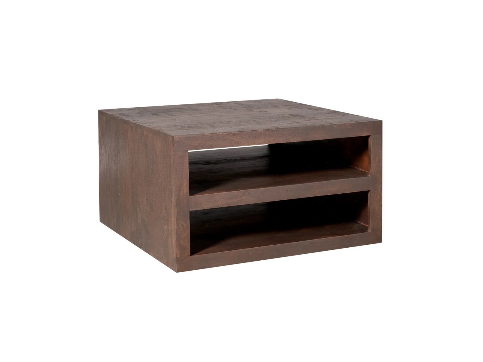 Couchtisch Leuven Mangoholz Massiv Braun / Quadratisch