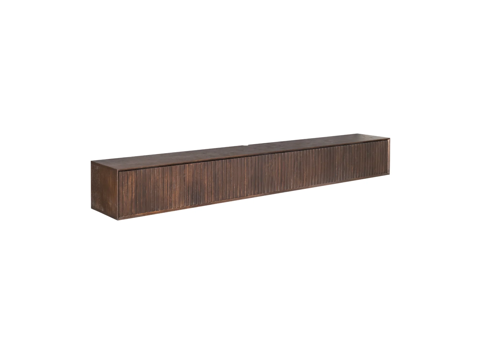 TV-Board Dimora Mangoholz Massiv Braun / Schwebend