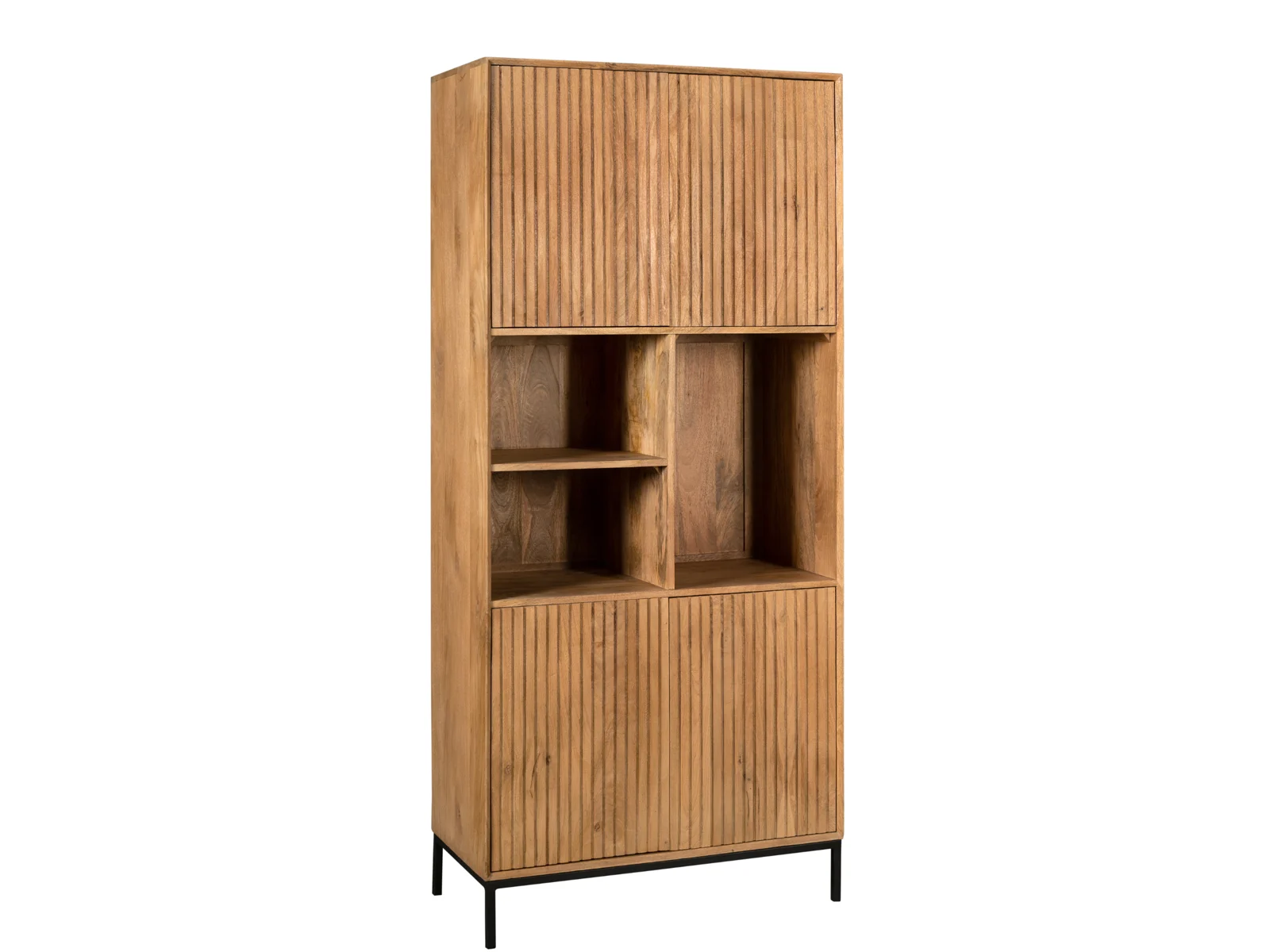 Dimora Boxschrank Mangoholz Natur 90×45 / 135×45
