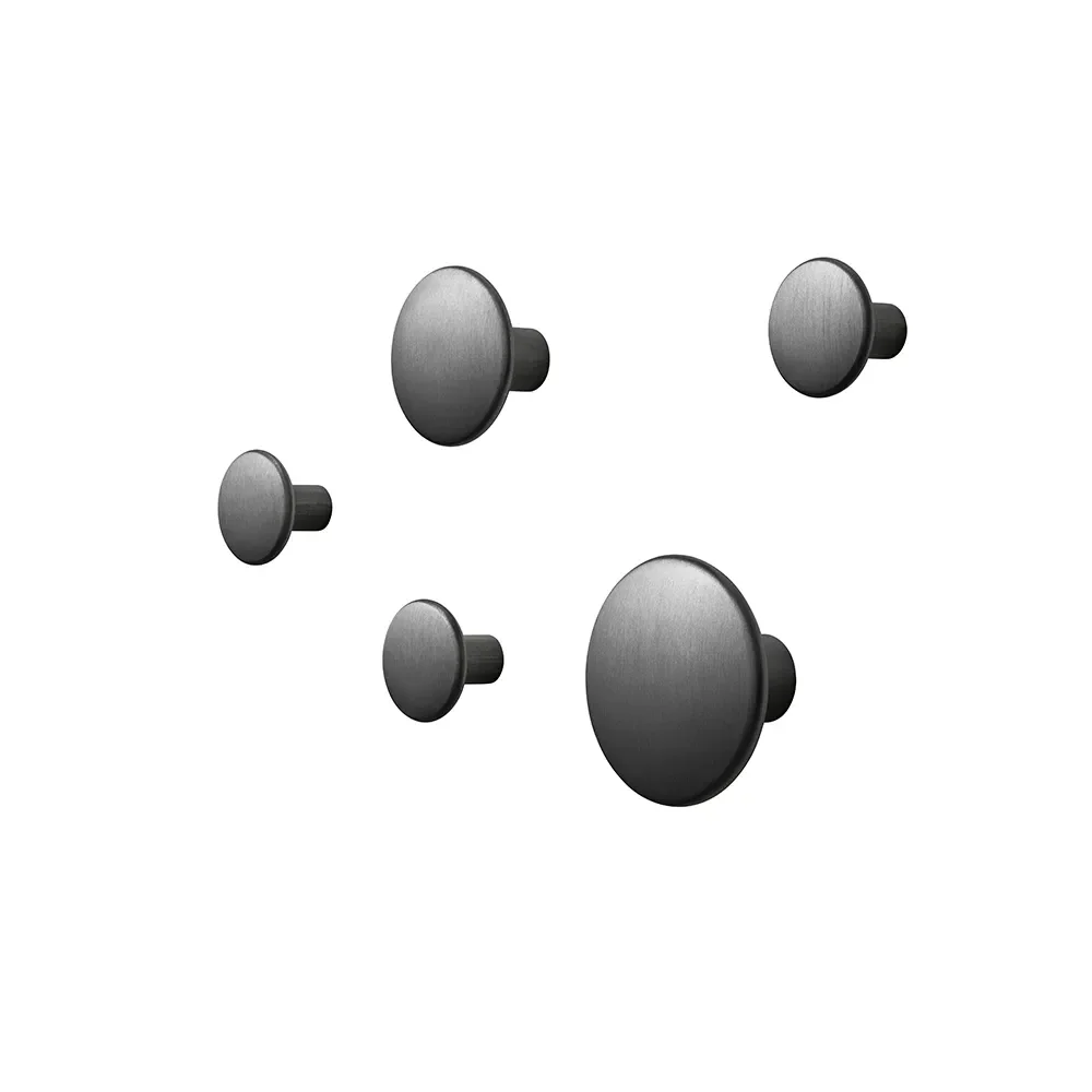 Dots Metal Set of 5 - Black