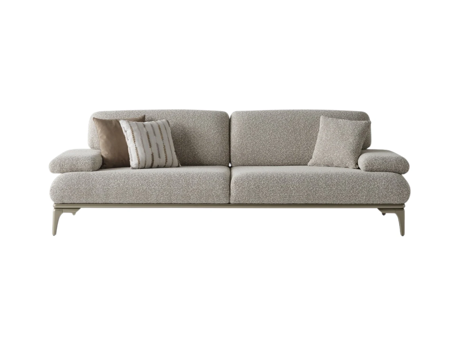 Sofa 3 Sitzer Voyage Strukturstoff Beige