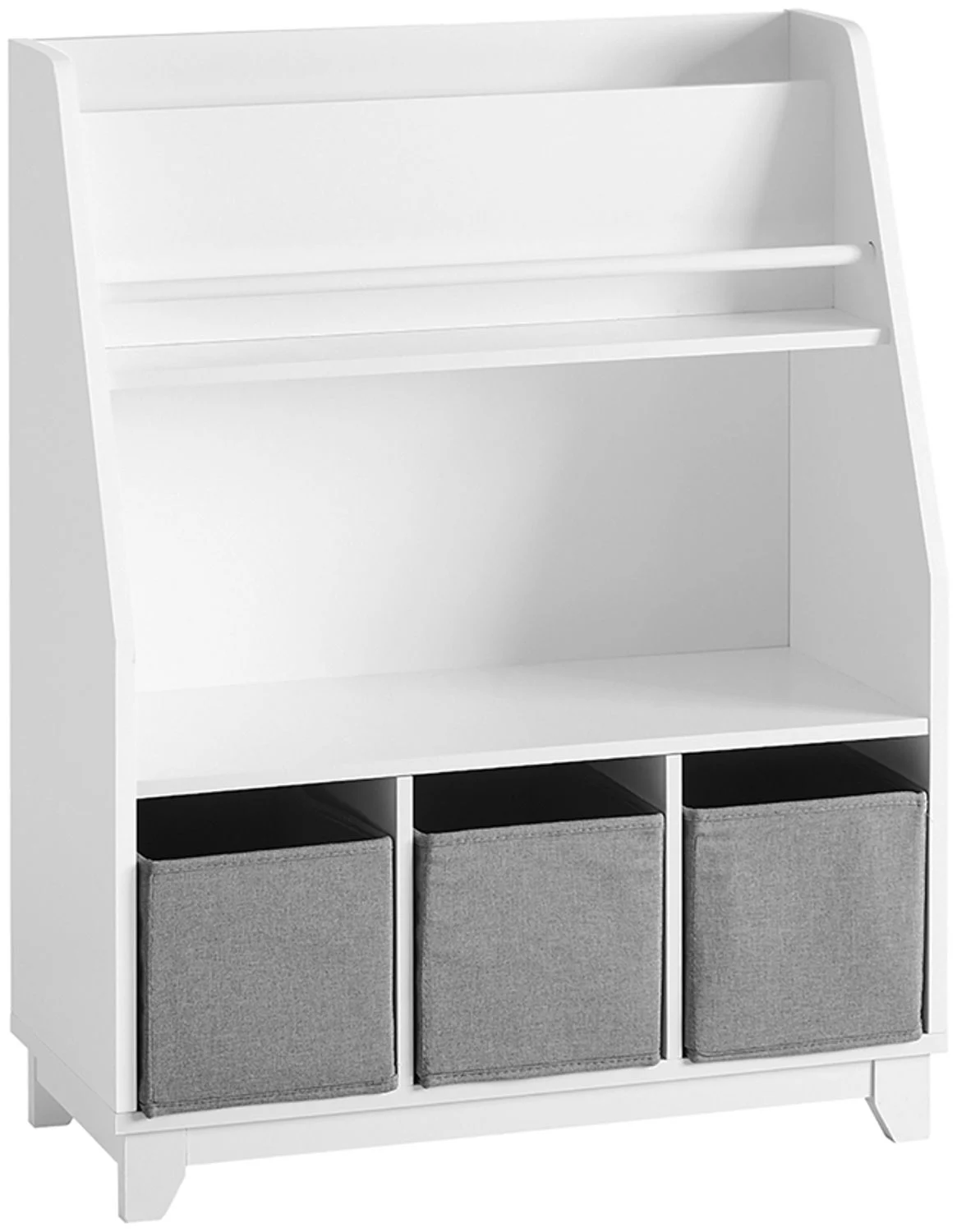 SoBuy KMB34-W Kinderregal, MDF, Lackiert, Weiß, 63 x 80 x 28 cm